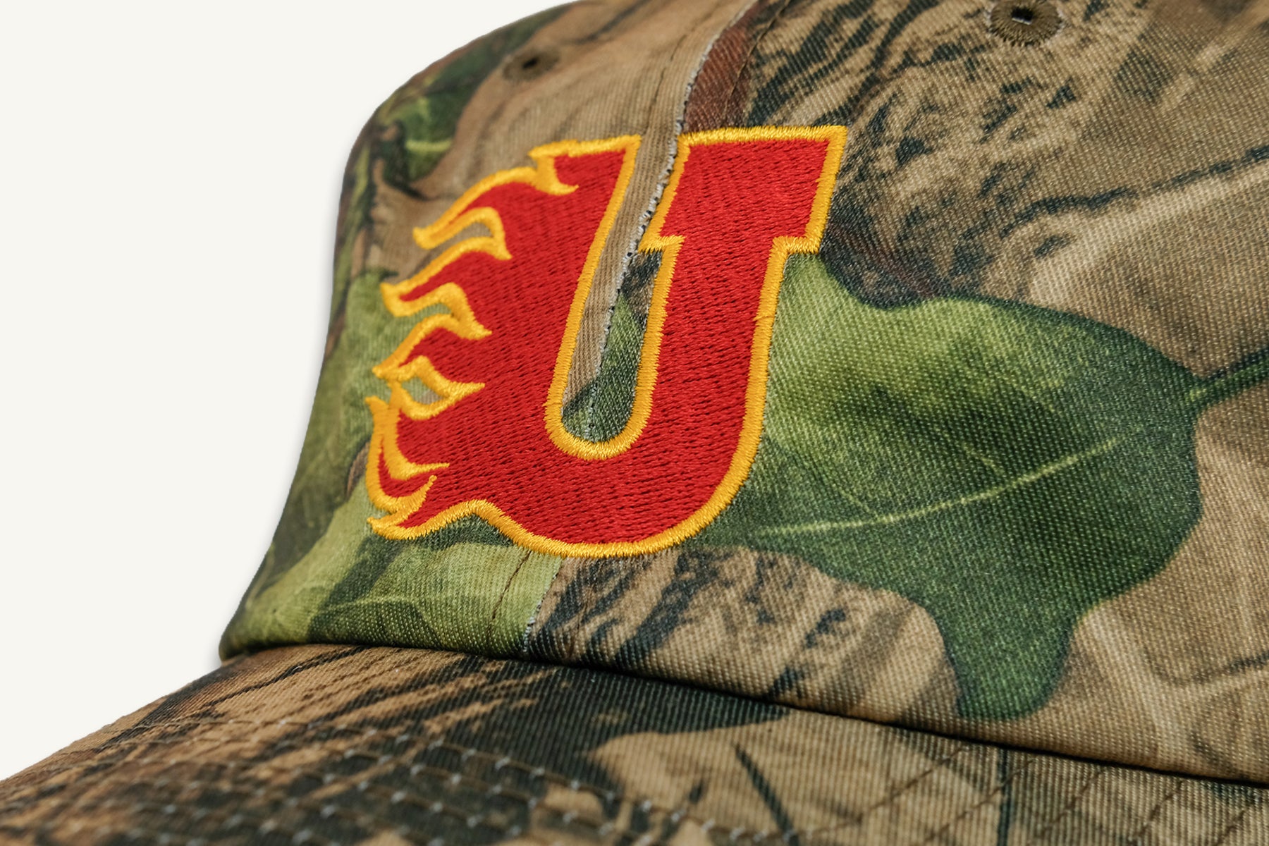 UJ Flames Logo Washed Cotton Dad Cap