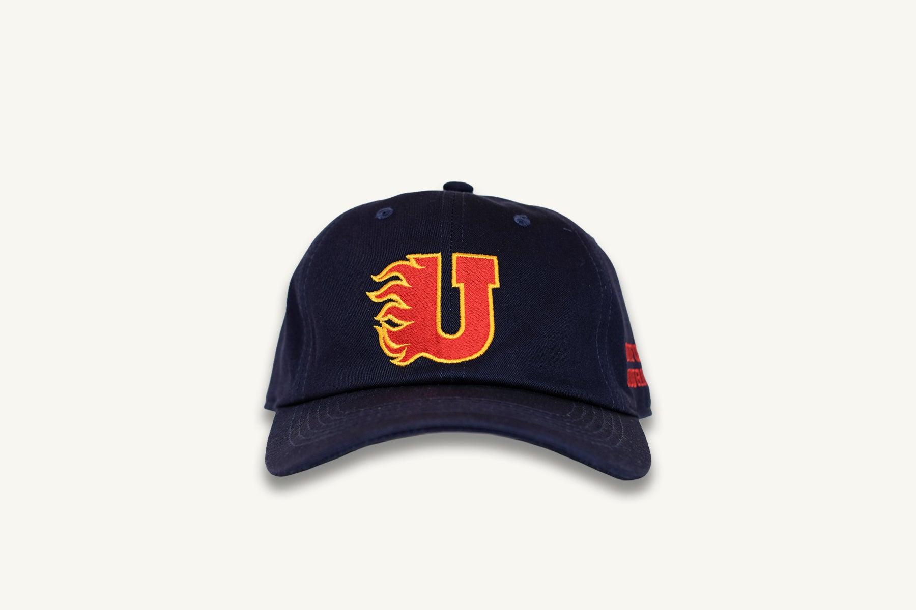 UJ Flames Logo Washed Cotton Dad Cap